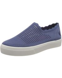 skechers poppy breezy street mesh slip on trainers