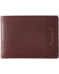 Rip Curl - Stacked RFID Slim Leather Wallet in Tobacco - Lyst
