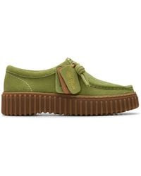 Clarks - S Torhill Bee Suede Apple Shoes 4 Uk - Lyst