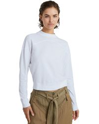 G-Star RAW - Constructed Loose Mock T LS Wmn Camiseta - Lyst
