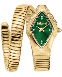 Just Cavalli - Analog Quarz Uhr mit Edelstahl Armband JC1L306M0045 - Lyst