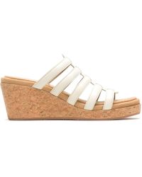 Hush Puppies - Weidenrutsche Sandalen mit Absatz - Lyst