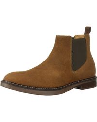 clarks men's paulson up graphite suede casual boots