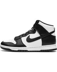 Nike - Sneakers dunk high nero bianco - Lyst