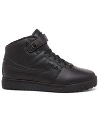 all black high top filas