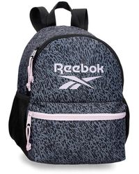 Reebok - Leopard Backpack Stroller Black 24x32x13cm Polyester 9.98l By Joumma Bags - Lyst