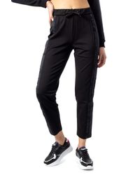 Calvin Klein Pantaloni Donna Jeans Satin Insert Tonal Logo Jogger j20j213010 m Nero