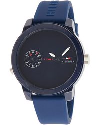 Tommy Hilfiger - Multi Zifferblatt Quarz Uhr mit Leder Armband 1791391 - Lyst