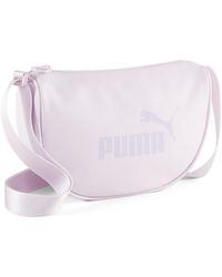 PUMA - Core Up Semicircular Bag One Size Grape Mist Purple - Lyst