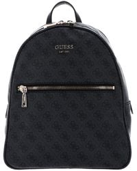 Guess - Vikky Backpack 32 Cm Charcoal - Lyst