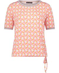 Betty Barclay - Casual-Shirt mit Tunnelzug Rose/Cream,44 - Lyst