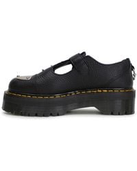 Dr. Martens - S Bethan Hdw Milled Nappa Leather Black Shoes 6 Uk - Lyst