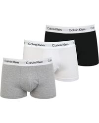 Calvin Klein - Cotton Stretch Multipack Boxer Briefs Courts - Lyst