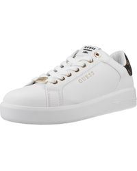 Guess - Flfro2fal12 Rok12 4g Peony Logo Low Sneakr Sneakers Voor - Lyst
