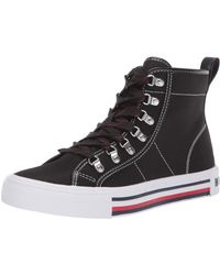 tommy hilfiger black sneakers