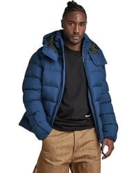 G-Star - G-star G-whistler Gewatteerde Jas Met Capuchon Voor - Lyst