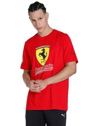 PUMA - Ferrari Race Big Short Sleeve T-Shirt M - Lyst