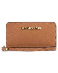 Michael Kors - Jet Set Grande Moneta Multi Funzione Cassa Del Telefono Bagagli - Lyst