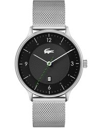 Lacoste - Club Quartz Stainless Steel And Bracelet Watch - Lyst