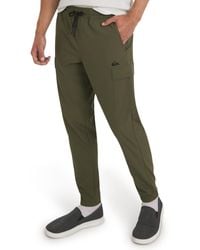 Quiksilver - Regular Fit Active Performance Midweight Cargo Woven Jogger Pants Sweatpants - Lyst