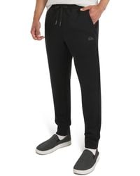 Quiksilver - Regular Fit Active Performance Heavyweight Jacquard Mesh And Polar Fleece Jogger Pants Sweatpants - Lyst