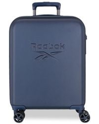 Reebok - Franklin Cabin Suitcase Blue 40x55x20 Cm Hard Abs Closure Tsa 37l 2.55 Kg 4 Double Wheels Hand Luggage By Joumma Bags - Lyst