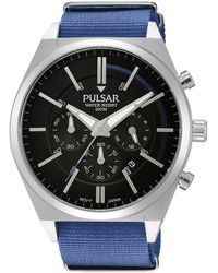 Seiko - Pulsar active orologio Uomo Analogico Al quarzo con cinturino in Nylon PT3703X1 - Lyst