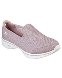 skechers go walk mujer naranja