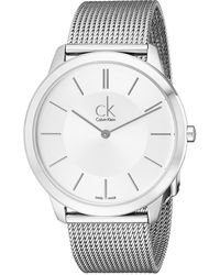 Calvin Klein - Orologio da Uomo Analogico al Quarzo con Cinturino in Acciaio Inox – - Lyst