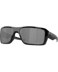 Oakley - Lunettes de soleil double bord noir poli avec verres polaris s Prizm Black 66 mm - Lyst