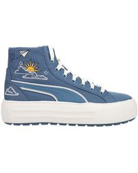 PUMA - Kaia 2.0 Nouveauté Graphique Baskets Hautes Chaussures Casual - Bleu, bleu, 36 EU - Lyst