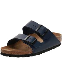 Birkenstock - Arizona Narrow Fit Buckle Sandal Blue-blue-7 - Lyst