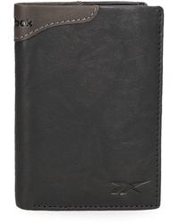 Reebok - Club Vertical Wallet With Purse Blue 8.5 X 11.5 X 1 Cm Leather - Lyst