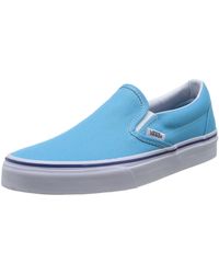 vans slip on femme cyan