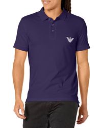 Emporio Armani - Essential Short Sleeve Polo Shirt - Lyst
