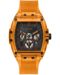 Guess - Uhr Armbanduhr Phoenix GW0203G10 Silicon - Lyst