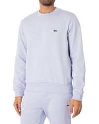 Lacoste - S Basic Fleece Sweatshirt Blue L - Lyst