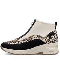 Rieker - N9362 Sneaker Stiefel mit Keilabsatz und Reißverschluss - Lyst