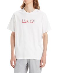 Levi's - Ss Relaxed Fit Tee T-shirt Nen - Lyst