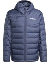 adidas - Terrex Multi Light Down Climawarm Hooded Jacket - Lyst