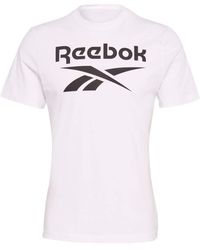 Reebok - S Stack Regular Fit T-shirt White Xxl - Lyst