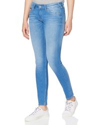 Tommy Hilfiger Sophie Low Rise Skinny Faded Jeans in Blue | Lyst UK