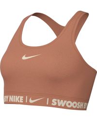 Nike - Damen Swsh Med SPT Bra Gls Soutien-Gorge de Sport - Lyst
