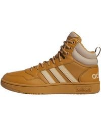 adidas - Hoops 3.0 Mid Lifestyle Basketball Classic Fur Lining Winterized Shoes Sneakers - Lyst