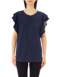 Liu Jo - T-Shirt Liu Jo TA5178-J5904-93922 T-Shirt Moda M/C Blu - Lyst