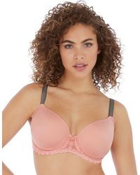 Freya - Offbeat Demi Plunge Molded T-shirt Bra - Lyst