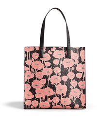 Ted Baker - Polecon Floral Printed Large Icon Bag - Lyst