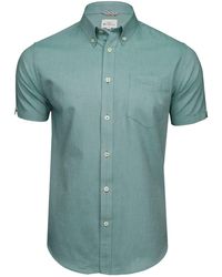 Ben Sherman - Short Sleeve Oxford Shirt With Button-down Collar - Lyst