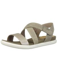 Ecco 248343 Sandales pour avec Velcro Damara - Multicolore