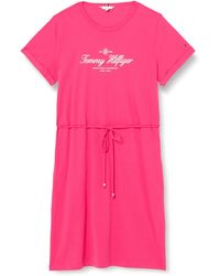 Tommy Hilfiger - CRV 1985 REG C-NK Short Dress SS T-Shirt-Kleider - Lyst